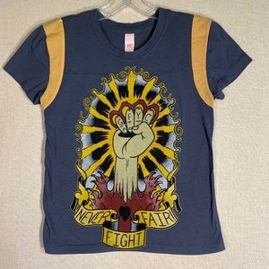 Fist, Never Fight Fair tee shirt